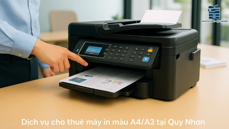 cho thuê máy in màu a4