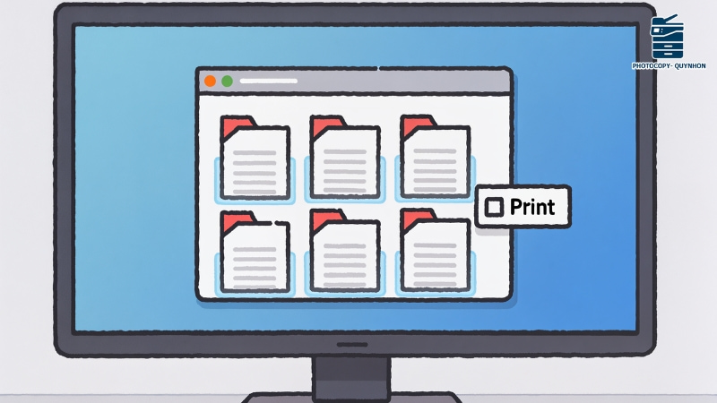cách in nhiều file pdf cùng lúc