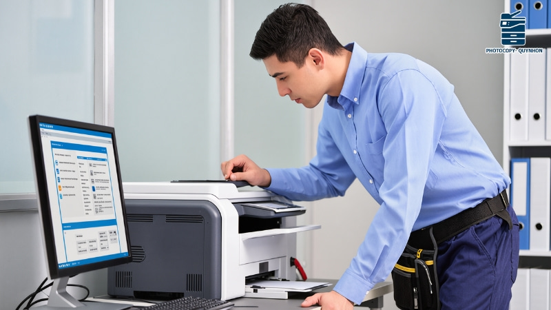 Máy in bị lỗi font